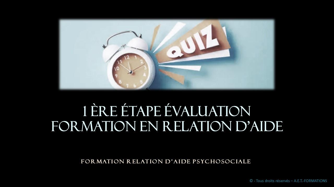 1ERE ÉVALUATION RA