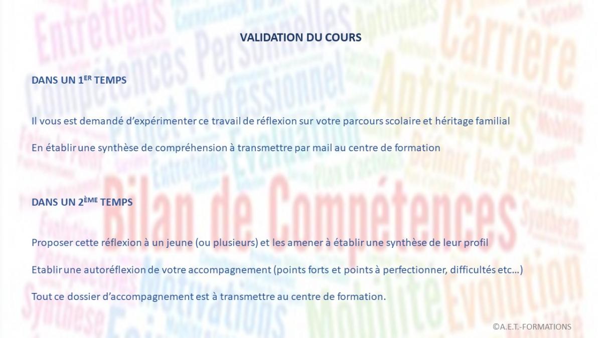 VALIDATION MODULE BCJ